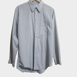Givenchy Monsieur‎ Light Blue Striped button down Shirt size